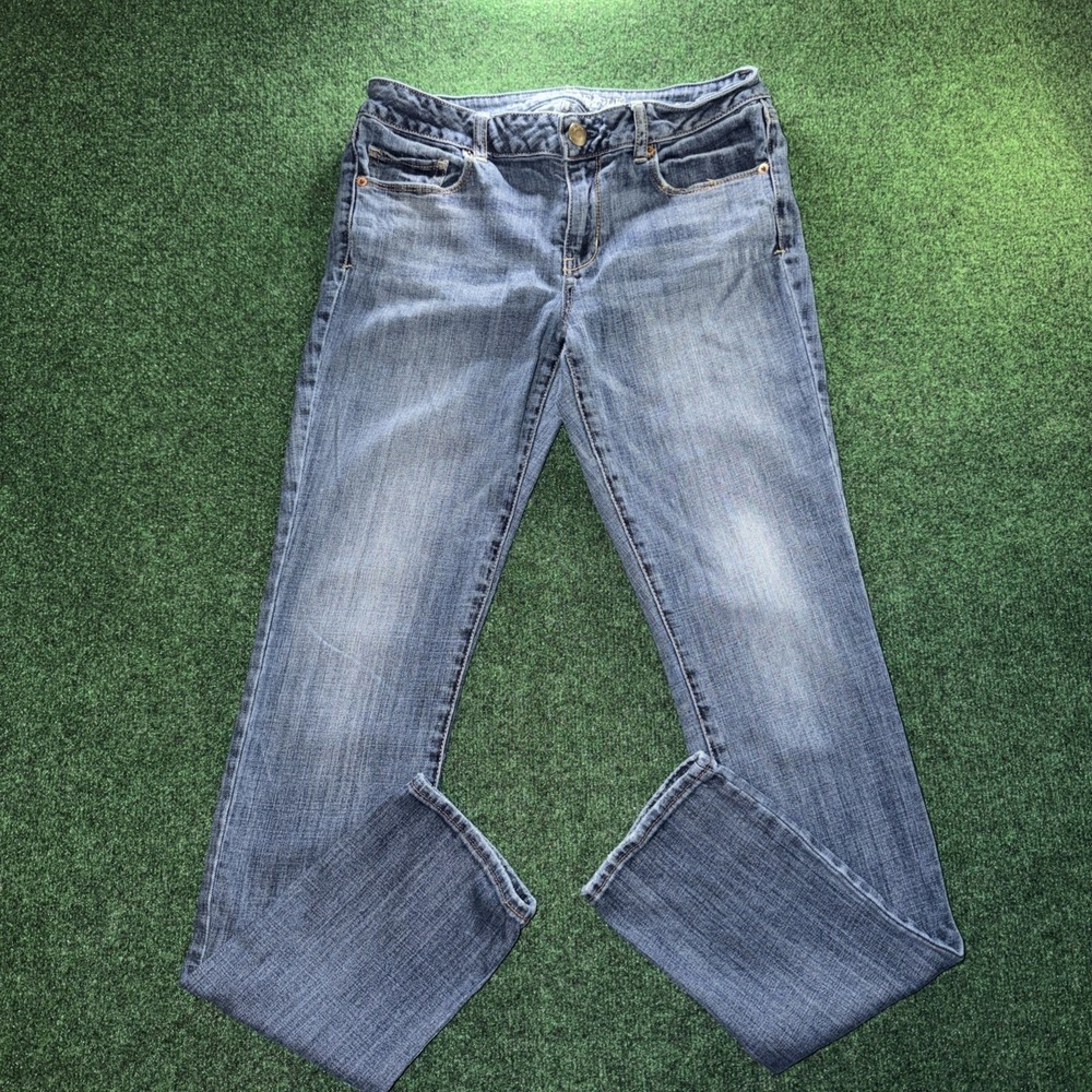 American Eagle Skinny Stretch Jeans Women's 10w 33L X-long Blue Jeans